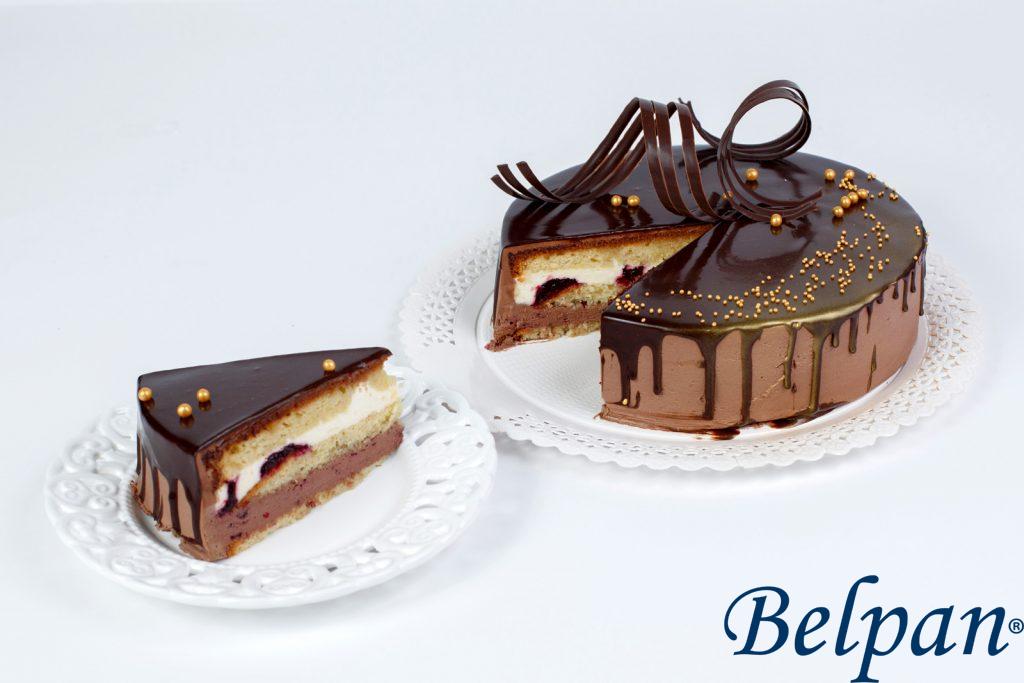 Tort Choco şi Vanilie cu cremă vişine - de post